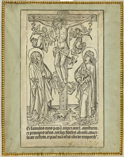 Christ on the Cross with Angels by Unknown artist