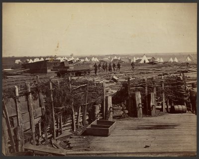 Civil War Camp by Unknown artist