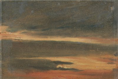 Clouds at Sunset by Unknown artist