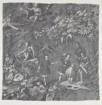 Copperplate Printed Textile by Unknown artist