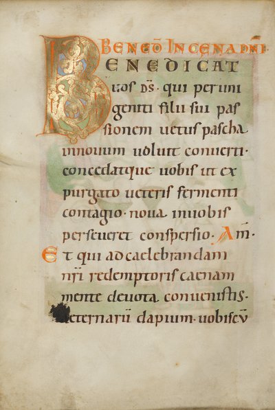 Decorated Initial B by Unknown artist