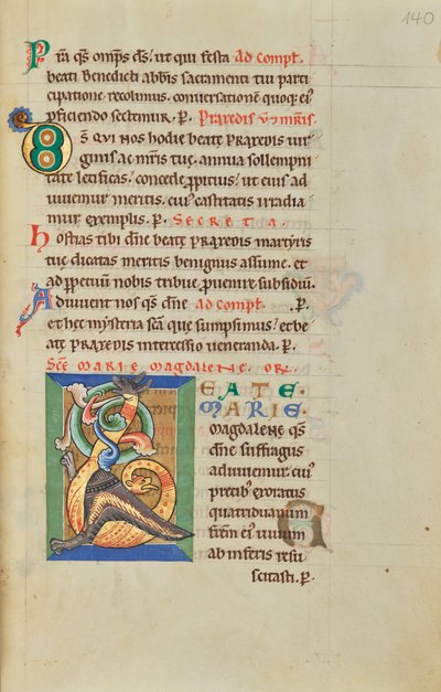 Decorated Initial B by Unknown artist