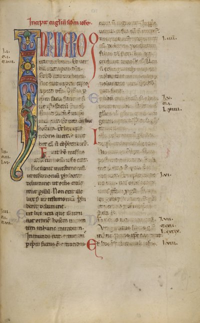 Decorated Initial I by Unknown artist