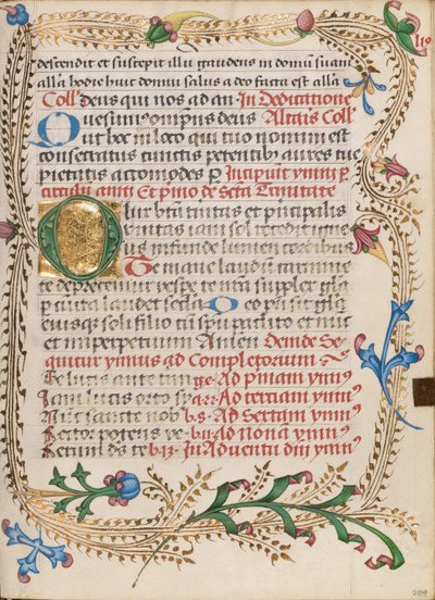 Decorated Initial O by Unknown artist