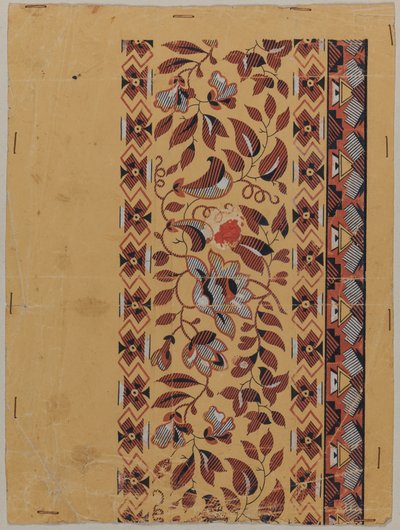 Design Drawing, early 19th century by Unknown artist