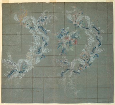 Design for Silk Brocade by Unknown artist