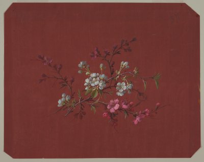 Design for Wallpaper and Textiles: Flowers by Unknown artist