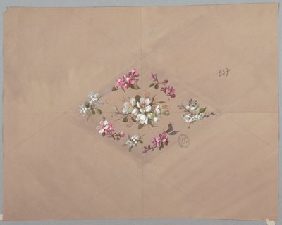 Design for Wallpaper and Textiles: Flowers by Unknown artist