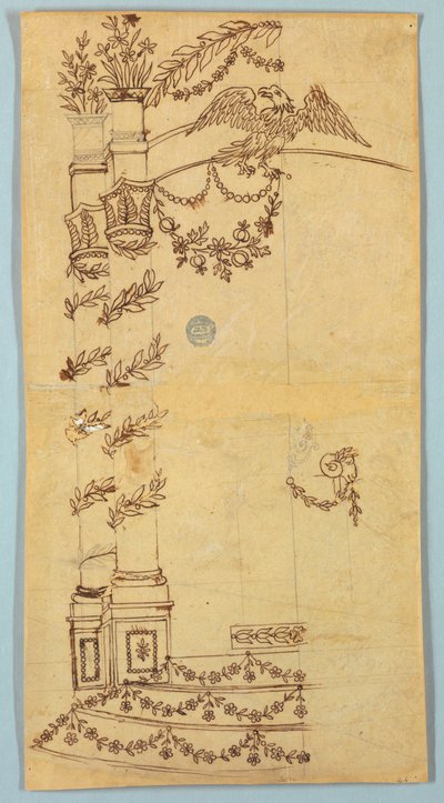 Design for a Garden Folly by Unknown artist