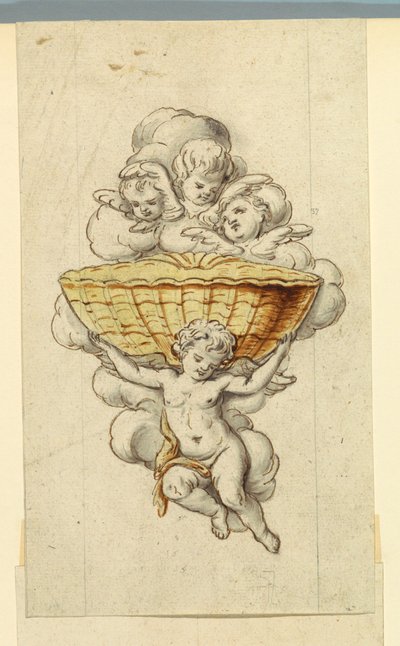 Design for a Hot Water Spout by Unknown artist