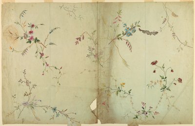 Design for a Silk Brocade by Unknown artist