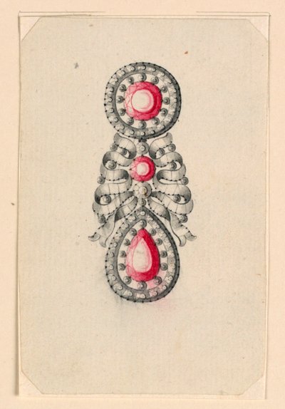 Design for an Earring by Unknown artist