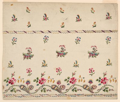 Design for an Embroidery by Unknown artist