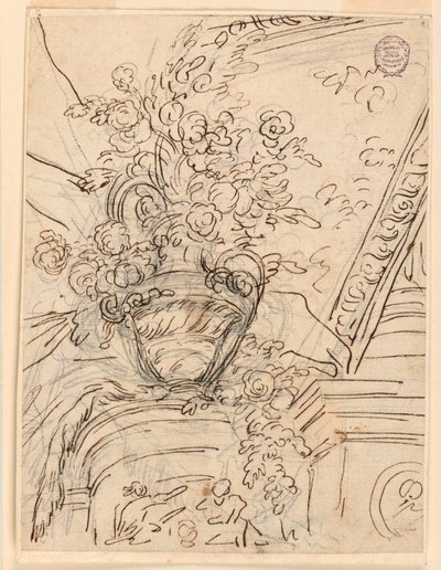 Detail of a Wall Painting by Unknown artist