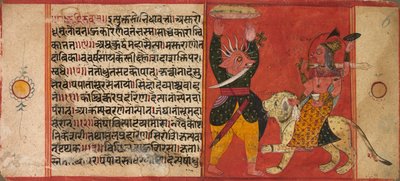 Devi Attacking a Demon by Unknown artist