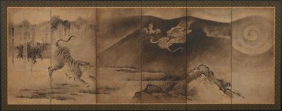 Dragon and Tiger by Unknown artist