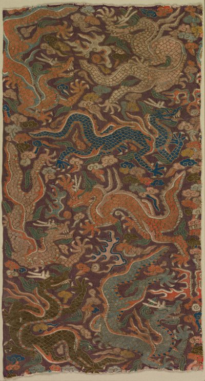 Dragons Chasing Flaming Pearls by Unknown artist