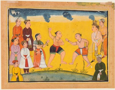 Draupadi Rescued from Abduction, from a Mahabharata by Unknown artist