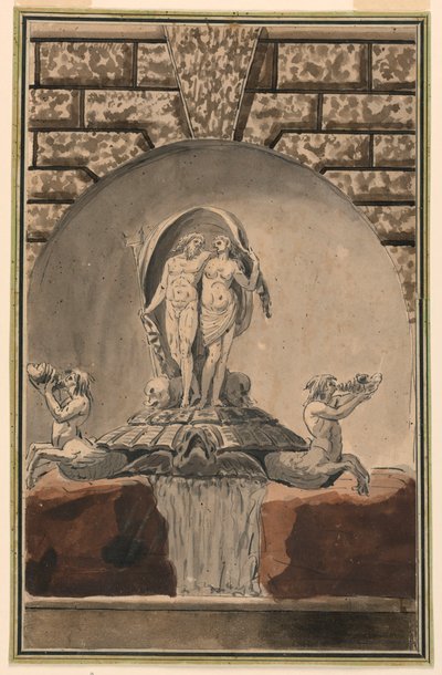 Elevation of a Fountain by Unknown artist