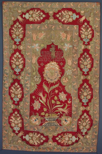 Embroidered Armenian Liturgical Curtain by Unknown artist