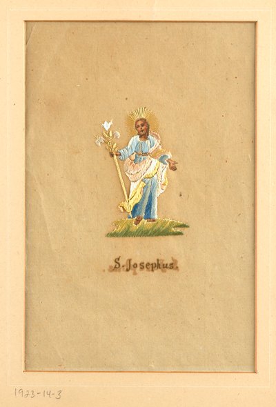 Embroidered picture by Unknown artist