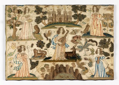 Embroidered picture by Unknown artist