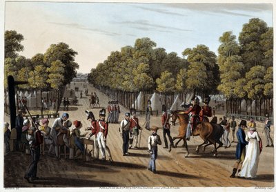 English Camp at the Bois de Boulogne by Unknown artist