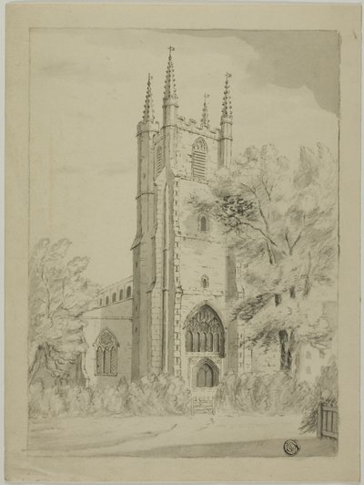 English Country Church by Unknown artist