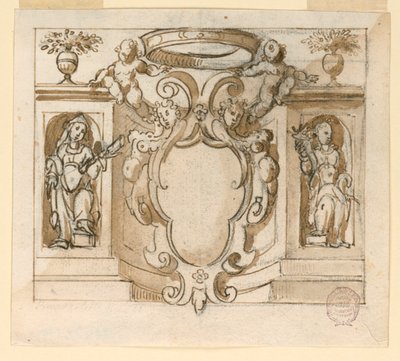 Escutcheon for a Coat-of-Arms by Unknown artist