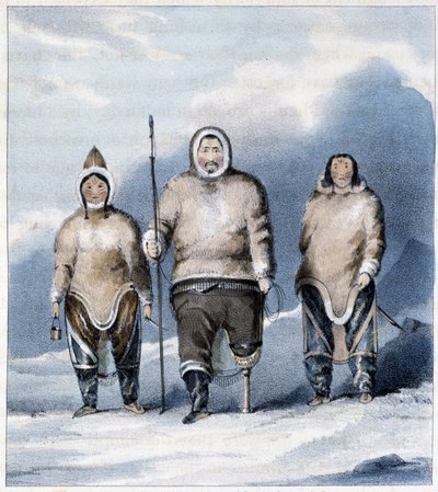 Eskimos: Shulamina, Tulluachiu and Tirikshiu by Unknown artist