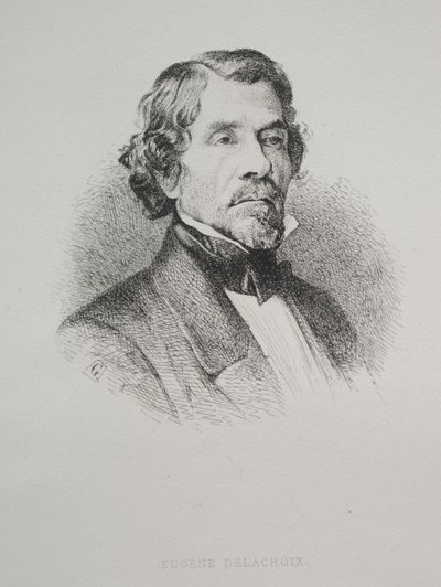 Eugène Delacroix by Unknown artist