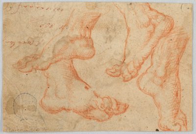 Four Studies of a Foot by Unknown artist