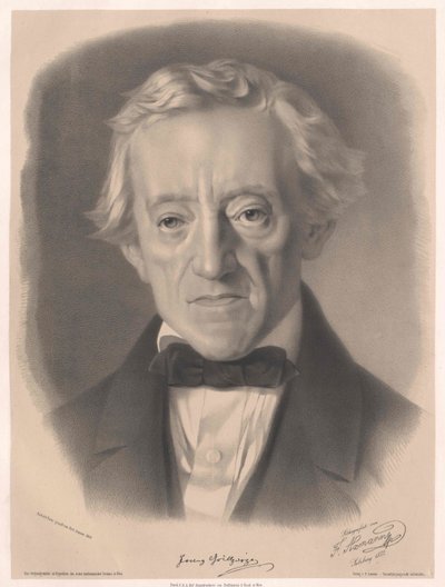 Franz Grillparzer (print) by Unknown artist