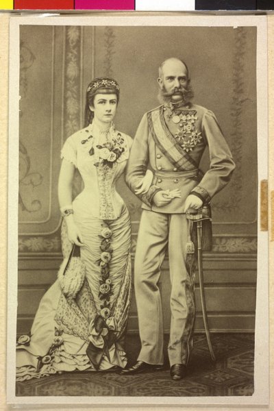 Franz Joseph I and Elisabeth of Austria by Unknown artist