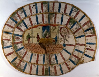 Game of the 18th century goose. by Unknown artist