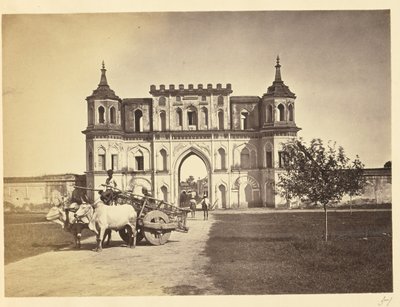 Gateway to the Moti Mahal, Lucknow by Unknown artist