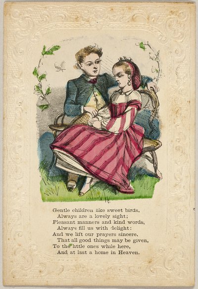 Gentle Children Like Sweet Birds (Valentine) by Unknown artist