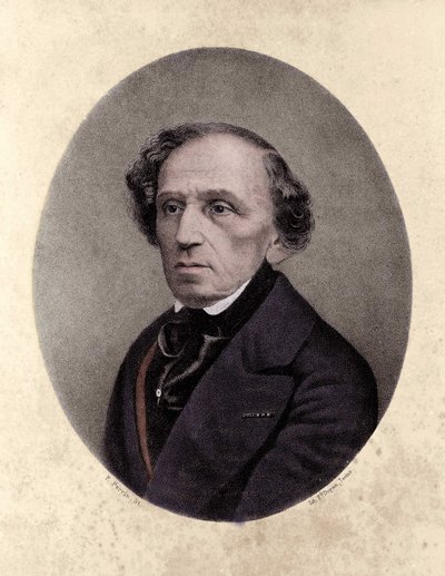 Giacomo Meyerbeer (1791-1864), German composer by Unknown artist