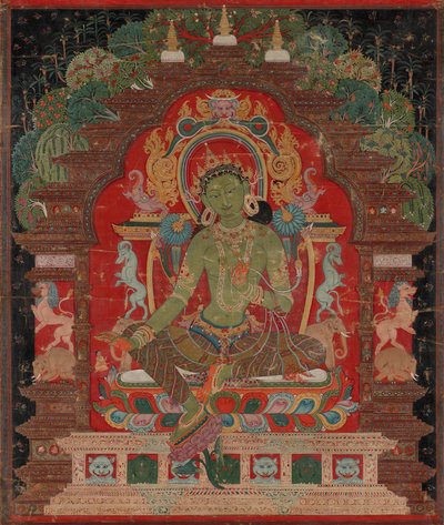 Green Tara by Unknown artist