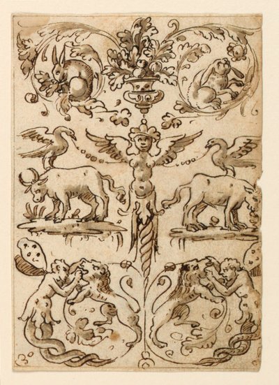 Grotesque Panel by Unknown artist