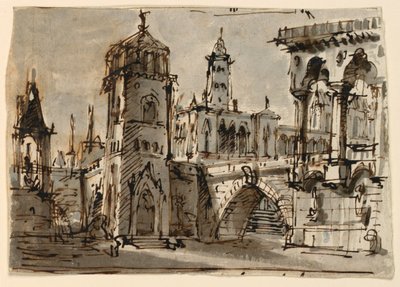 Group of Buildings by Unknown artist