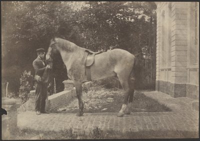 Horse and Man by Unknown artist
