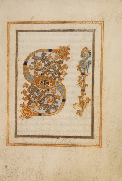 Inhabited Letters SI by Unknown artist