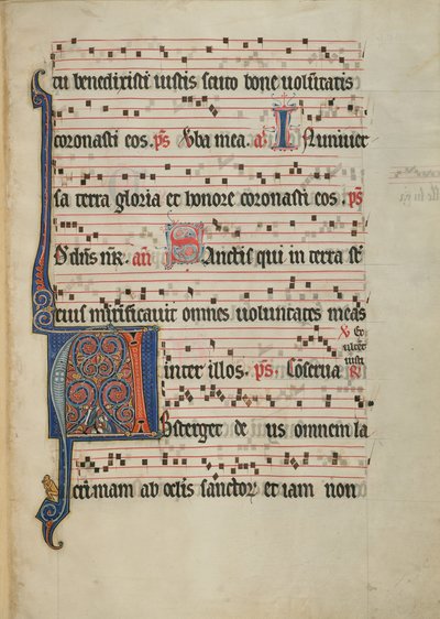 Initial A: The Beheading of Four Martyrs by Unknown artist