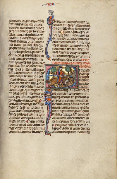 Initial E: A Hunter Killing a Boar by Unknown artist