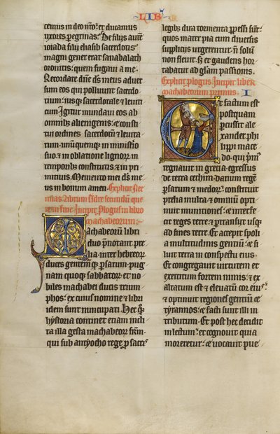 Initial E: Mattathias Killing Jews by Unknown artist