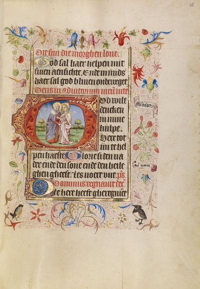 Initial G: The Visitation by Unknown artist