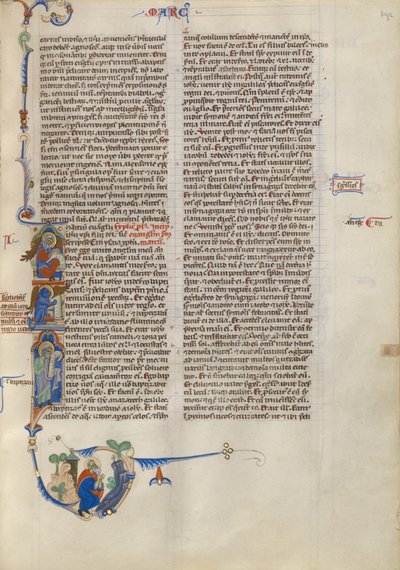 Initial I: Saint Mark by Unknown artist