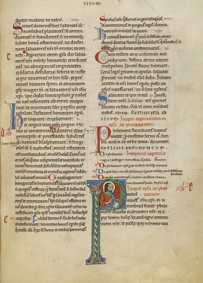 Initial P: Saint Paul by Unknown artist