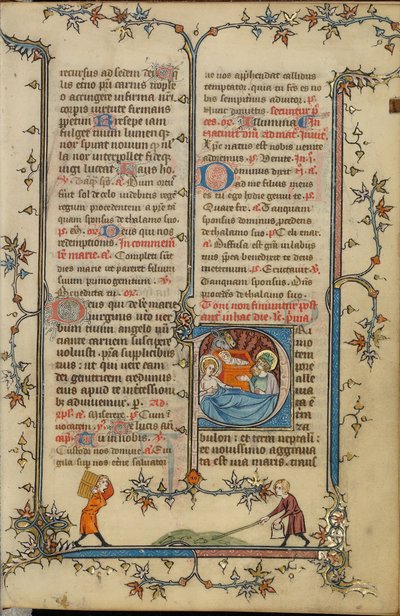 Initial P: The Nativity by Unknown artist